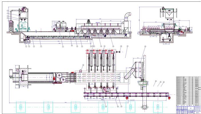 鋼管內(nèi)外壁噴丸機的設(shè)計圖紙